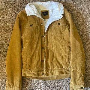 Forever 21 Corduroy Fur Jacket